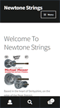 Mobile Screenshot of newtonestrings.com