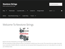 Tablet Screenshot of newtonestrings.com